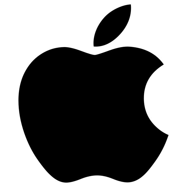 Apple logo PNG transparent