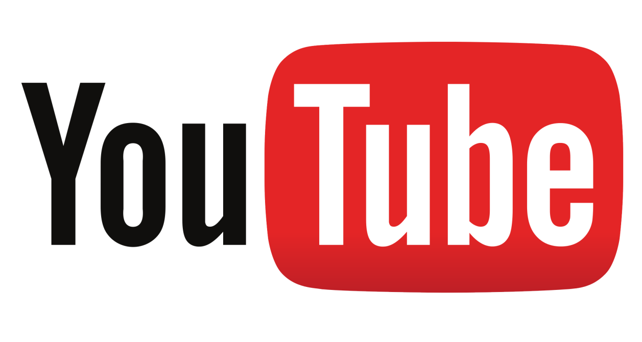 YouTube logo PNG transparent